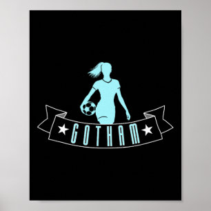 Poster Estádio de Apoio aos Fãs de Futebol de Gotham Most