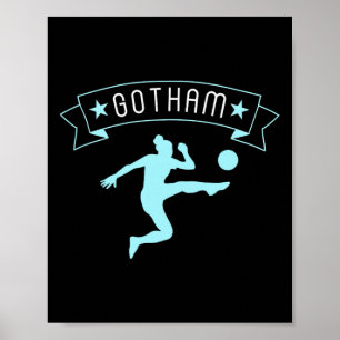 Poster Estádio de Apoio aos Fãs de Futebol de Gotham Most