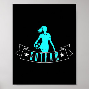 Poster Estádio de Apoio aos Fãs de Futebol de Gotham Most