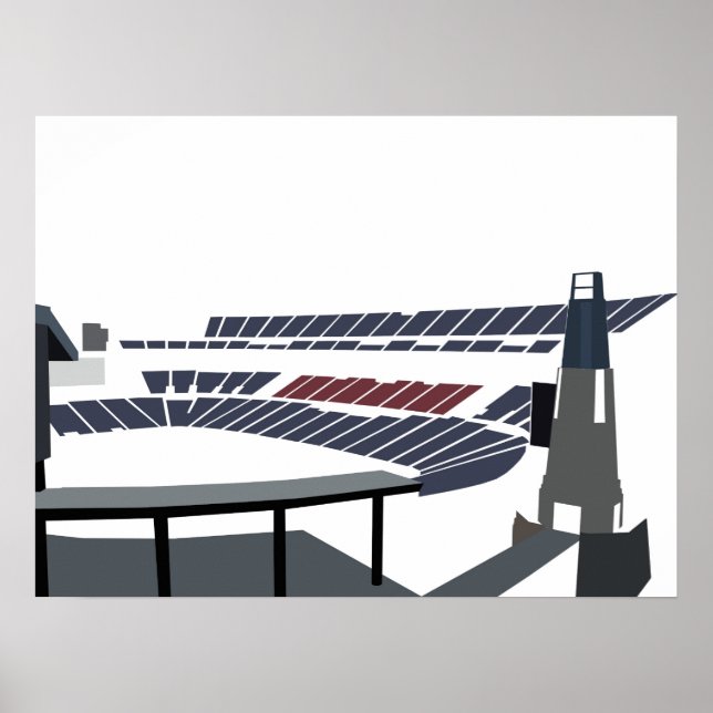 Póster Estádio Gillette (Frente)