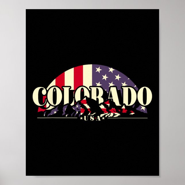 Poster Estado americano Colorado  (Frente)
