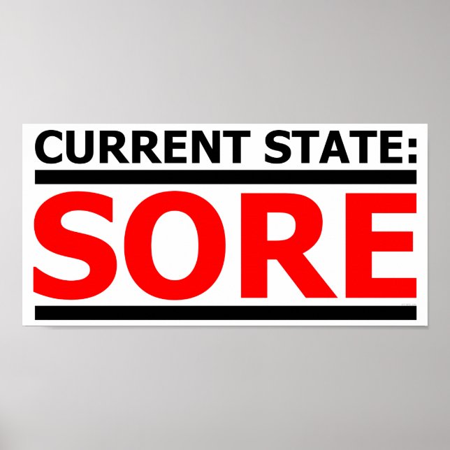 Poster Estado Atual: SORE (Frente)