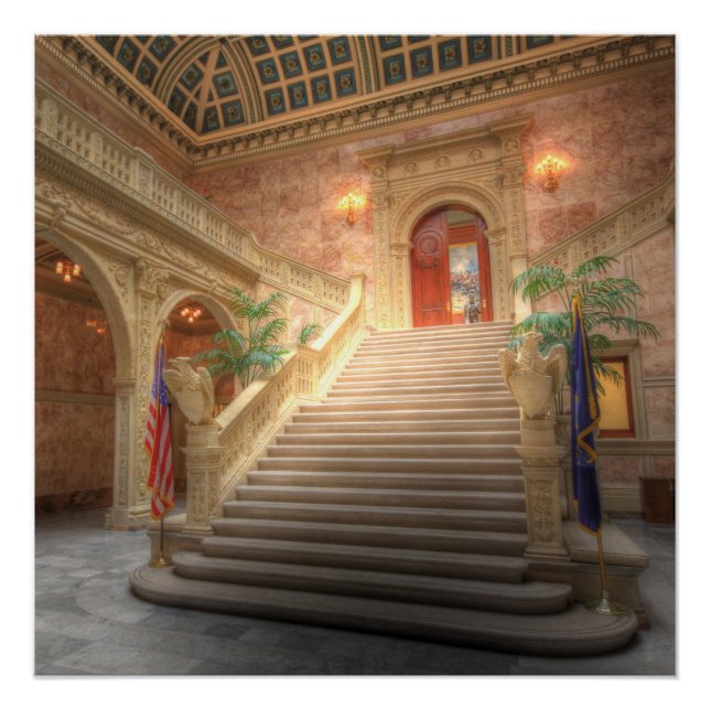 Póster Estado da Pensilvânia Matthew J. Ryan Building (Frente)