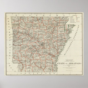 Poster Estado de Arkansas