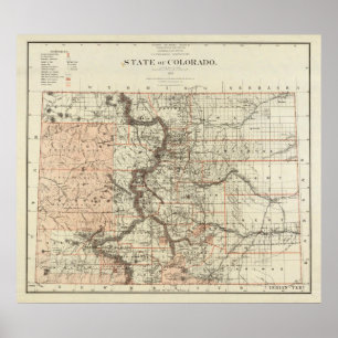 Poster Estado de Colorado