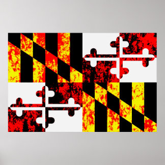 Poster Estado de Maryland - Pop Art