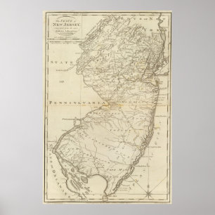Póster Estado de New-jersey 2