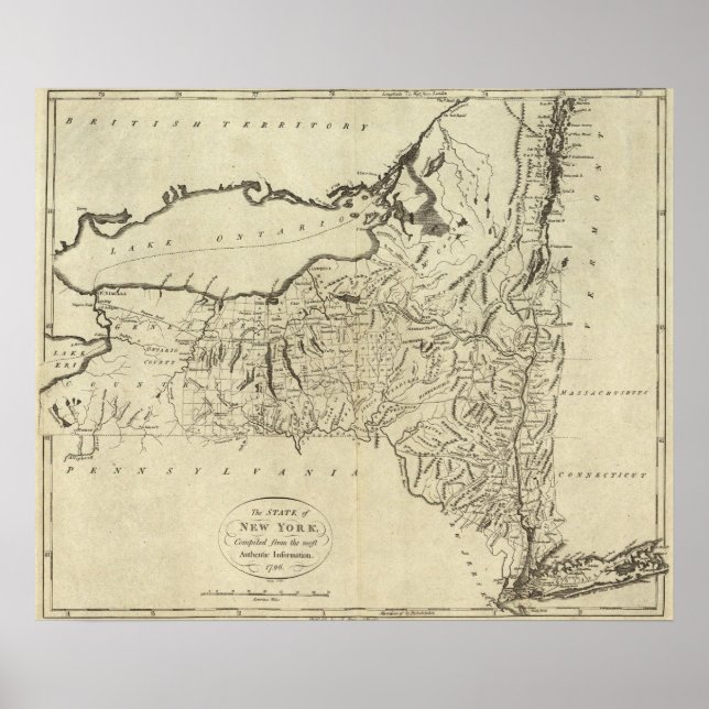 Poster Estado de Nova Iorque 2 (Frente)