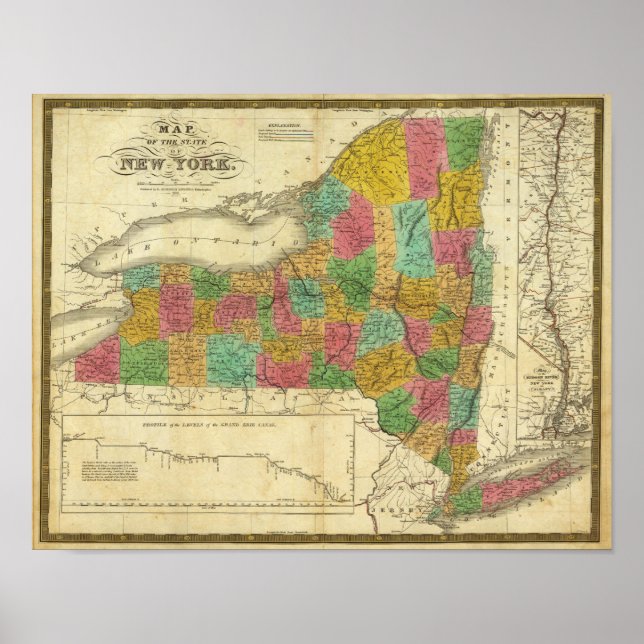 Póster Estado de Nova Iorque 3 (Frente)