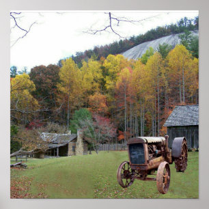 POSTER ESTADO DE PEDRA PARK-POSTER DE MOUNTAIN-N.C.