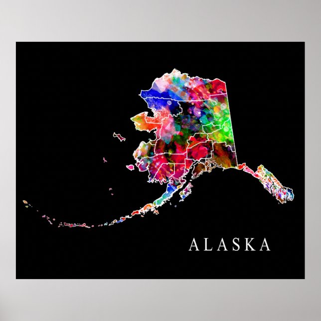 PÓSTER ESTADO DO ALASKA (Frente)