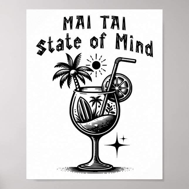 Poster Estado Mental Mai Tai (Frente)