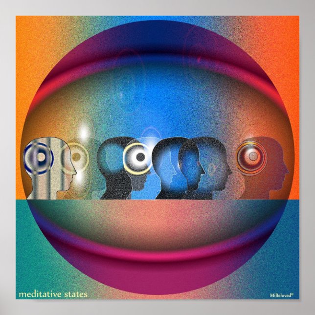 Póster Estados Meditativos (Frente)
