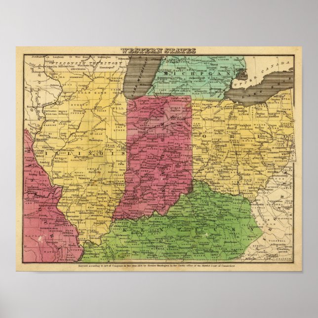 Poster Estados ocidentais 2 (Frente)