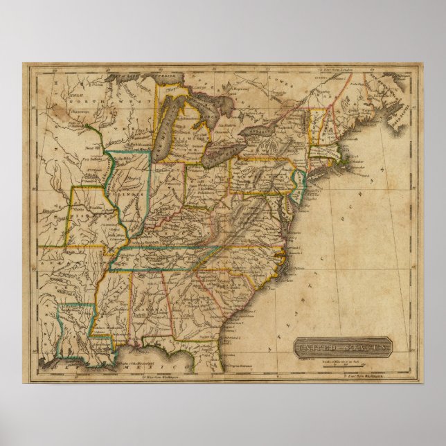 Póster Estados Unidos 16 (Frente)