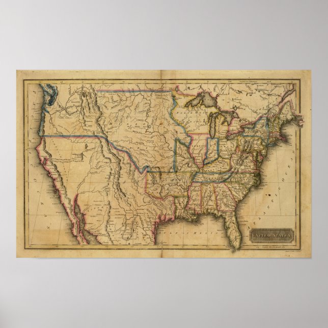 Póster Estados Unidos 17 (Frente)