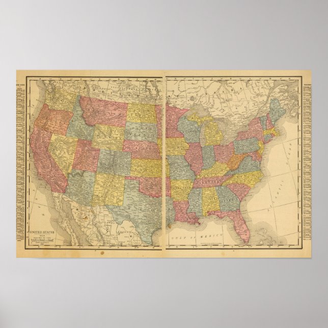 Póster Estados Unidos 20 (Frente)