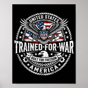 Poster Estados Unidos 250 anos quarto de julho patriótico