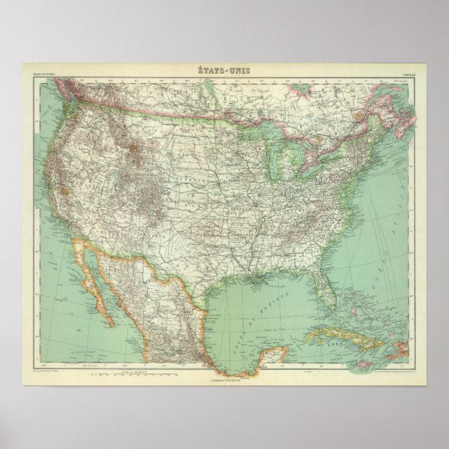 Poster Estados Unidos 3 (Frente)