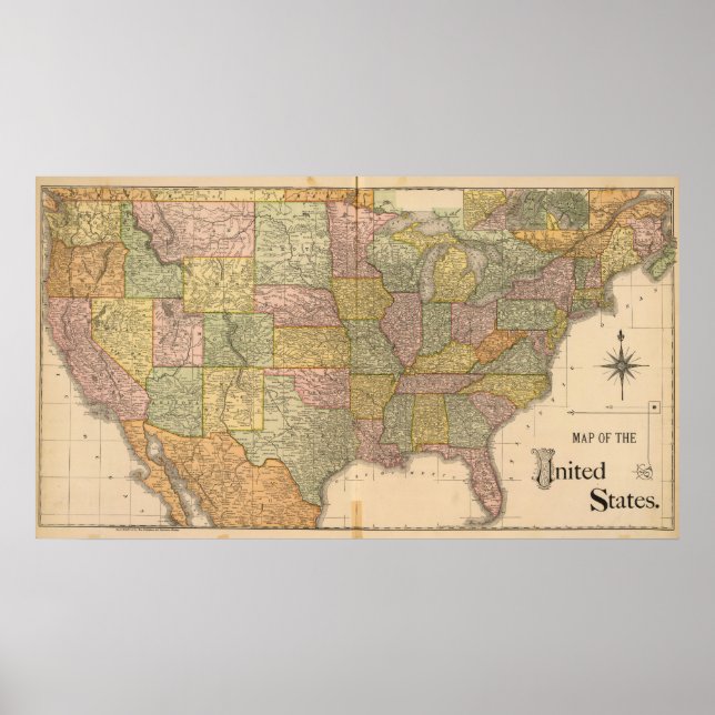 Poster Estados Unidos 34 (Frente)