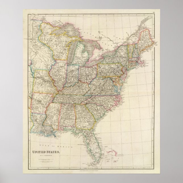 Póster Estados Unidos 4 (Frente)