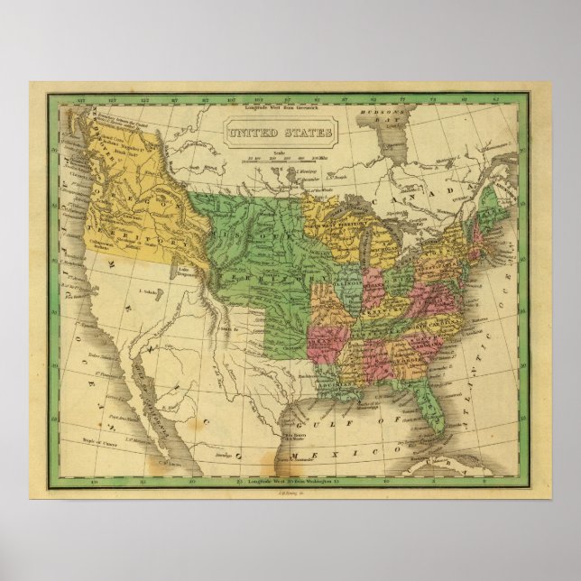 Poster Estados Unidos 7 (Frente)