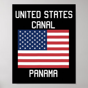Poster Estados Unidos Canal do Panamá Trump 2025 Humor