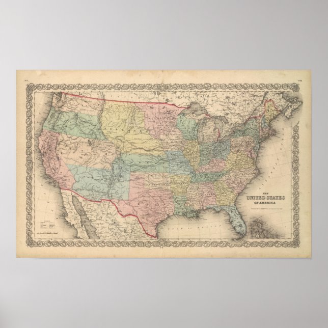 Póster Estados Unidos da América (Frente)