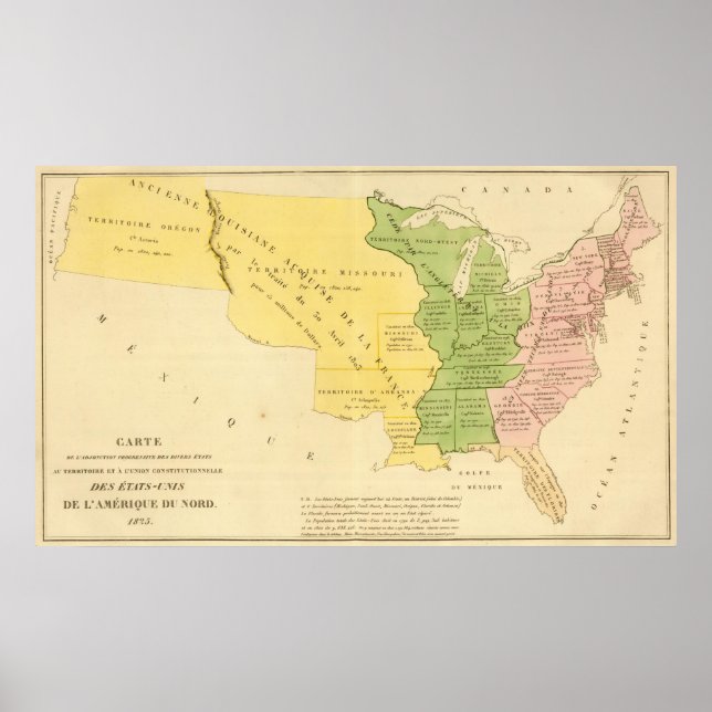 Póster Estados Unidos da América do Norte (Frente)