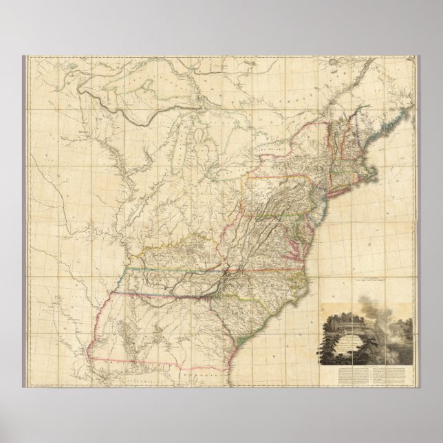 Póster Estados Unidos Da América Do Norte 2 (Frente)