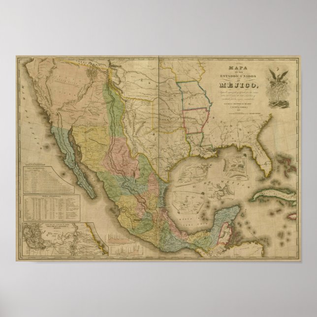 Poster Estados Unidos de Mejico (Frente)