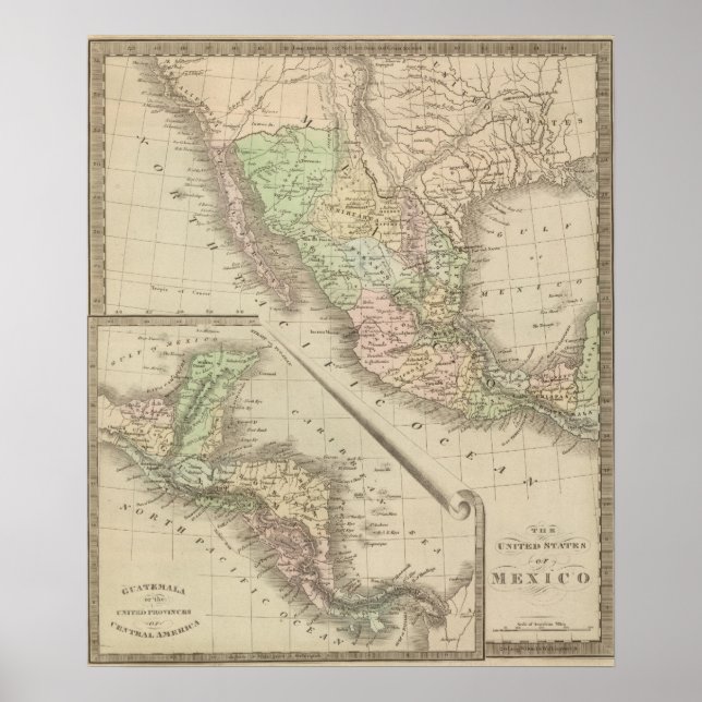 Póster Estados Unidos do México (Frente)
