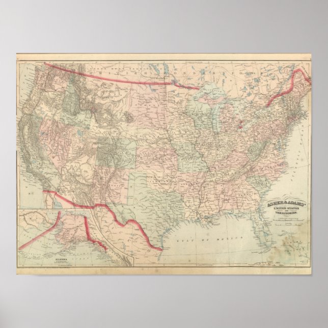 Póster Estados Unidos e Territórios 2 (Frente)