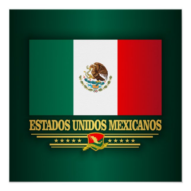 Póster Estados Unidos Mexicanos (F10) (Frente)