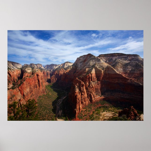 Poster Estados Unidos, Utah, Parque Nacional Zion (Frente)