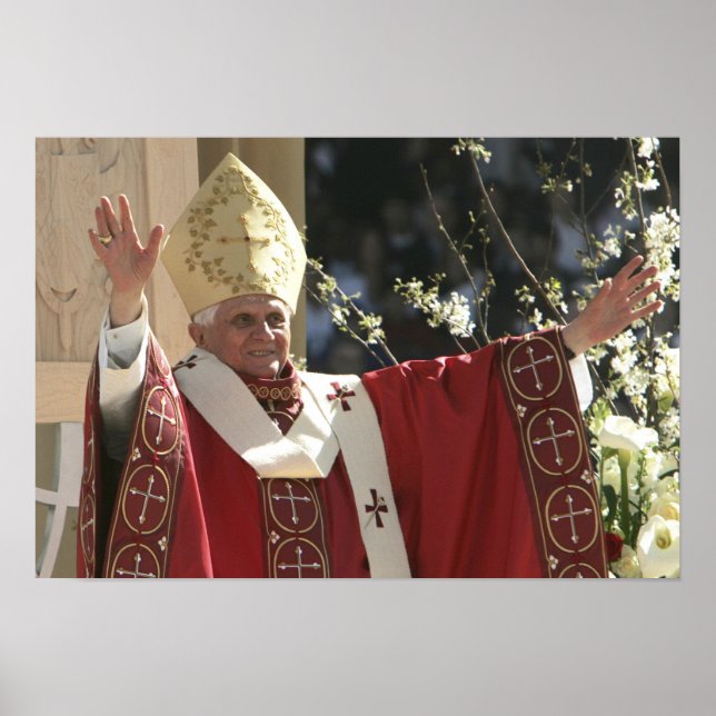 Póster Estados Unidos, Washington, D.C. Pope Benedict 2 (Frente)