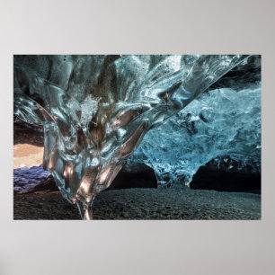 Poster Estalactite de Gelo numa Caverna de Gelo