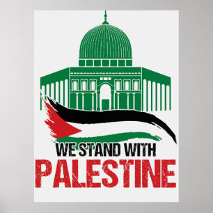 Poster Estamos com a Palestina