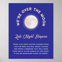 Estamos sobre as Fraldas noturnas do Chá de fralda