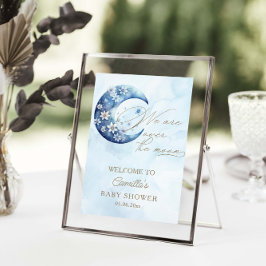 Poster Estamos Sobre O Chá de fraldas Moon Boy