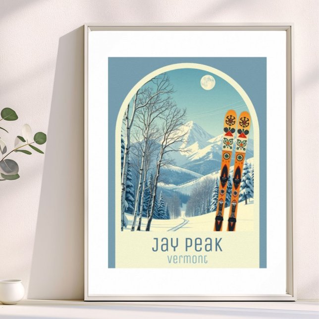 Poster Estância de esqui Jay Peak Vermont (Criador carregado)