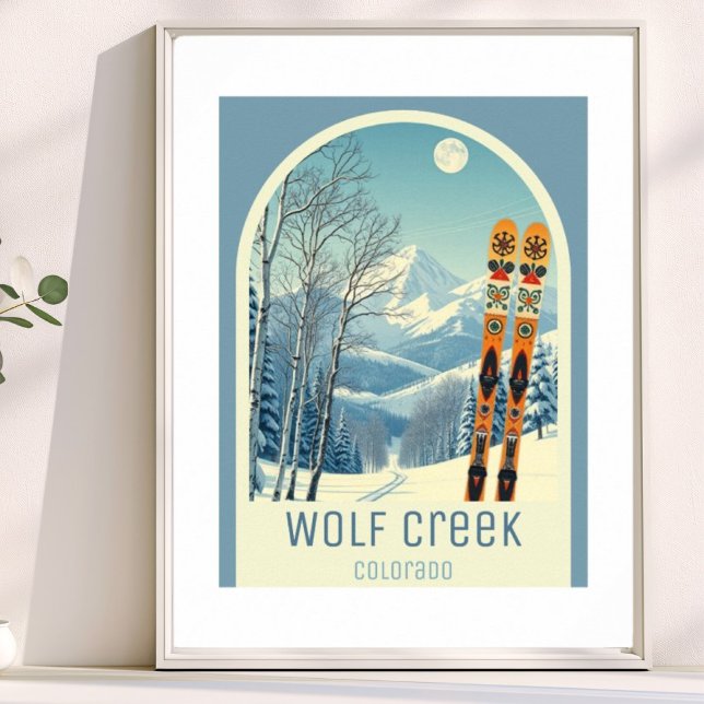 Poster Estância de esqui Wolf Creek Colorado (Criador carregado)
