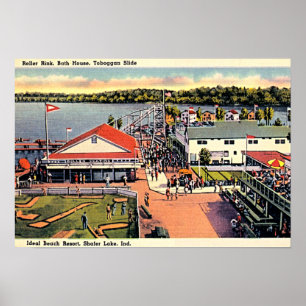 Póster Estância de Verão do ideal do lago Shafer, India