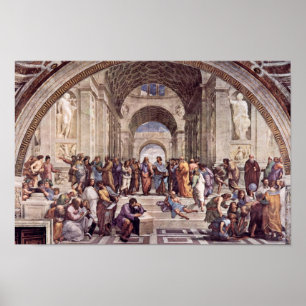 Póster Estância Della Signatura no vaticano para o papa