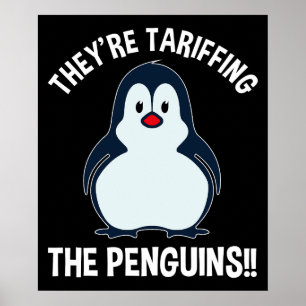 Poster Estão a Tarifar os Pinguins!