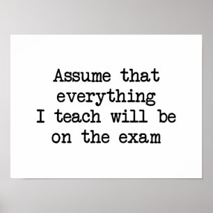 Poster Estará No Exame