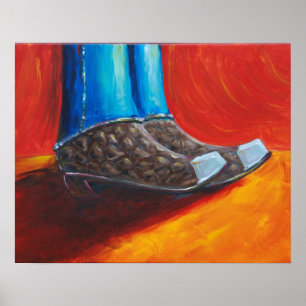 Póster Estas botas