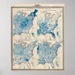 Poster Estatísticas vitais, Censo Unido