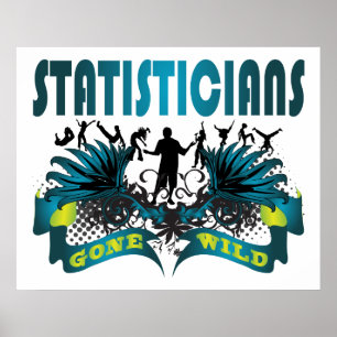Póster Estatísticos idos selvagens