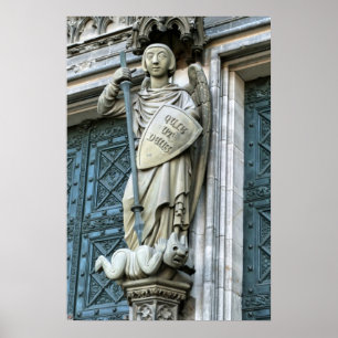 Póster Estátua da Catedral de Colônia